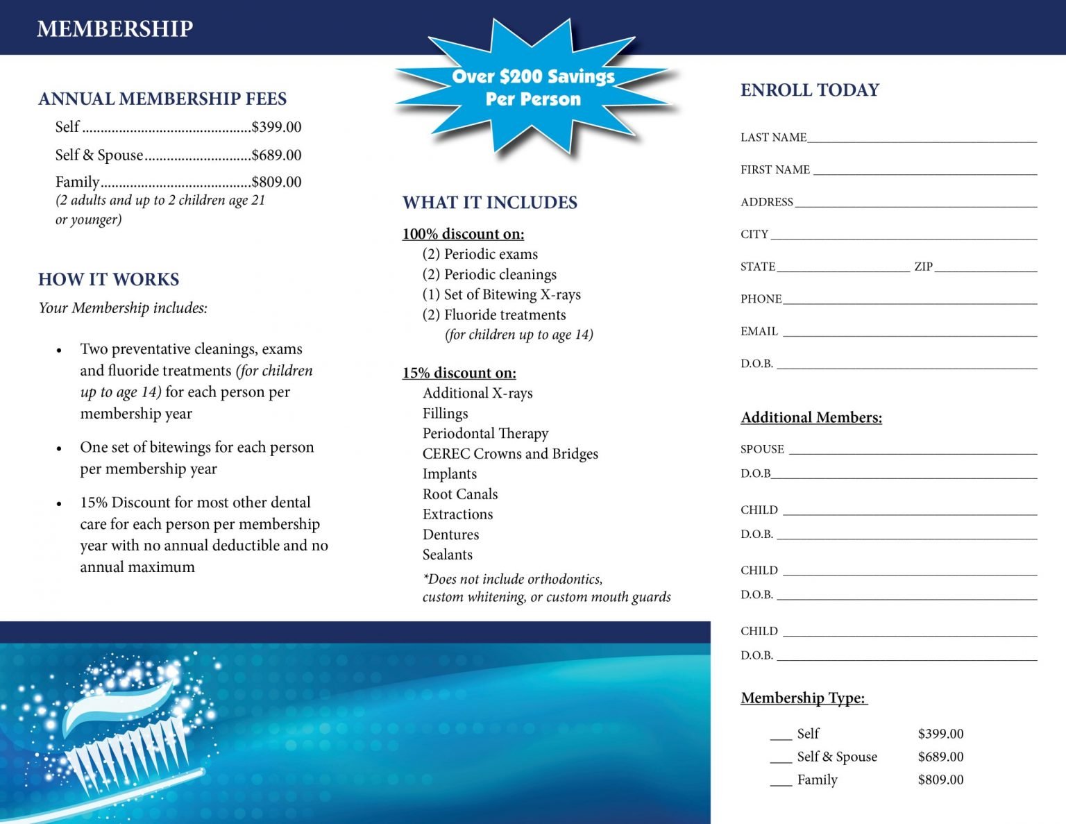 Dental Savings Plan Newington CT, Market Square Dental Associates